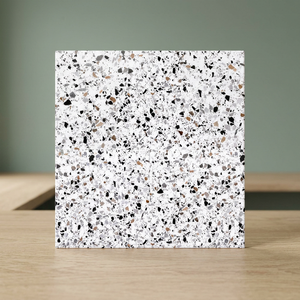 400x400mm béton corps entier granit aspect terrazzo conception finition brute porcelaine carreaux de sol rustiques 16x16 pouces carreaux de céramique - Product Image 5