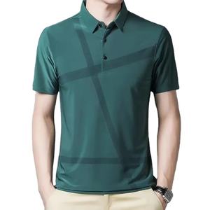 Polos para hombre más vendidos, logotipo profesional diseñado, transpirable, calidad barata, manga corta, fabricante sólido único - Product Image 3