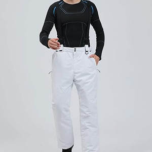 Pantalones de Esquí Impermeables para Hombre, Acolchados y Cálidos para Invierno, con Tirantes Ajustables, Resistentes al Viento y a la Nieve - Product Image 6