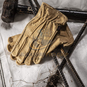 Strong Comfortable Grain Leather Rigger <b>Gloves</b> with Anti-Slip Heat Resistant Customizable Design <b>Long</b> Lasting Workwear Quality - Product Image 6