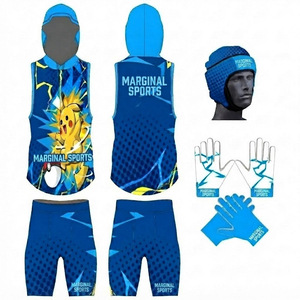 Conjunto de Uniforme de Fútbol Americano Animado con Bandera Estadounidense 2026 7on7 para Hombre Adulto, Transpirable, Sin Mangas, Antibacteriano, Personalizado - Product Image 1