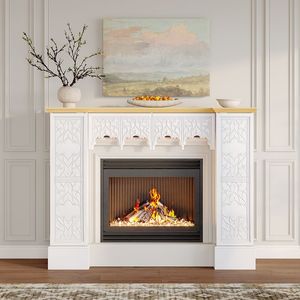 Home And Villa Decoration Marble Freestanding French Design Indoor/<strong>Outdoor</strong> <strong>Fireplace</strong> Mantel Fireproof Material - Product Image 2