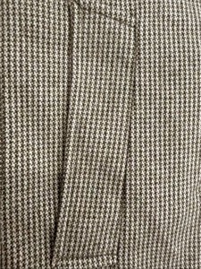 Manteau en laine croisé pour homme, à revers crantés, long, épais, à manches classiques, en tissu tissé, gris - Product Image 6