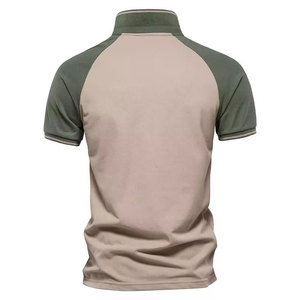 Camisetas de Manga Corta para Hombre, Casuales, Sólidas, Elegantes, de Secado Rápido, Tejido Transpirable, con Bolsillo, de Spandex/Algodón - Product Image 3