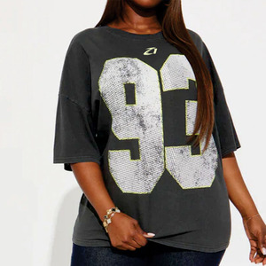 Wholesale 100% Polyester Sublimated Black Cropped Retro <b>Soccer</b> Jersey Streetwear Oversized American Mesh Jersey Football Jersey - Product Image 4