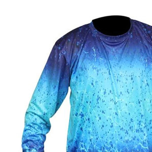 Chemise de pêche à manches longues rafraîchissante, protection UV UPF 50, 100 % polyester, tissu à séchage rapide, poches fonctionnelles pour activités de plein air - Product Image 4