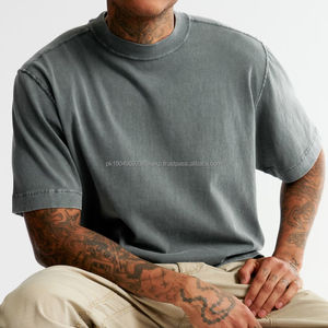 T-shirts pour hommes, vêtements en gros, coton, impression personnalisée, chemises brodées pour hommes - Product Image 5