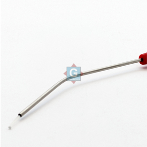 Tubo de Succión Rojo de Material No Magnético Zoellner, Instrumento Quirúrgico ENT Manual - Product Image 4