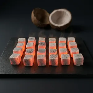 Charbon de noix de coco de qualité supérieure utilisé pour la fabrication de briquettes de charbon à chicha indonésiennes - Product Image 1