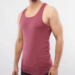 Débardeur d'entraînement pour homme, couleur unie, respirant, idéal pour la gym et le sport - Product Image 4