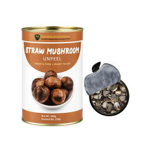 Kim Minh International Champiñones enlatados en salmuera 560g, sazonados, premium, listos para comer - Product Image 1