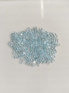 Topacio Azul Cielo Natural de 2.5MM, Corte Cuadrado Escalonado, Piedras Preciosas Sueltas para Joyería - Product Image 3