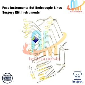 Kit d'instruments chirurgicaux ORL pour la chirurgie endoscopique des sinus (FESS), en acier inoxydable de qualité médicale, réutilisable, haute performance - Product Image 3