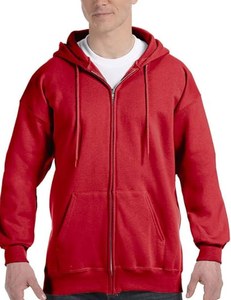 Vente directe d'usine en gros – Sweat à capuche zippé ultime pour homme 100 % coton de haute qualité avec fermeture éclair - Product Image 4