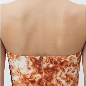 Vestido ajustado de cuero estampado para mujer, ropa de moda femenina, vestido de cuero estampado, minivestido de cuero estampado para damas - Product Image 5
