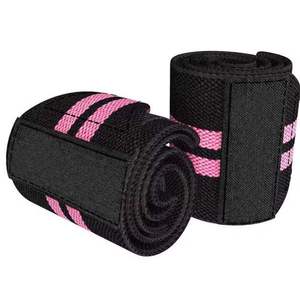 Keep your grip steady with Weight Lifting Wrist <b>Wraps</b> designed for reliable wrist hold in demanding weight room routines - Product Image 6