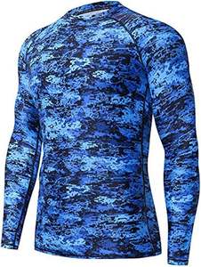 2025 Rashguard de compression unisexe à manches longues pour fitness et sport, thermique, anti-uv, respirant, 220g, imprimé, pour la musculation et le surf - Product Image 4
