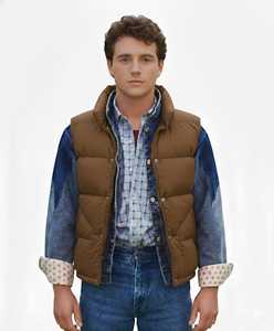 Blouson Bomber d'Hiver pour Homme, Couleur Bordeaux, Coupe Slim, Tissu en Toile Rempli de Polyester, Coupe-Vent, Vêtement d'Extérieur - Product Image 3