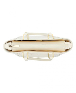 Sac fourre-tout à bandoulière en cuir véritable pour femme, motif alligator marron, grande capacité, haute qualité, avec deux poignées et sangles, collection 2026 - Product Image 6