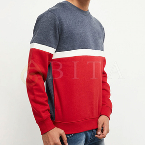 Sudadera con Capucha y Cremallera para Hombre, Corte Regular, Algodón French Terry, Estilo Casual para Otoño, Rojo, Azul, Blanco - Product Image 2