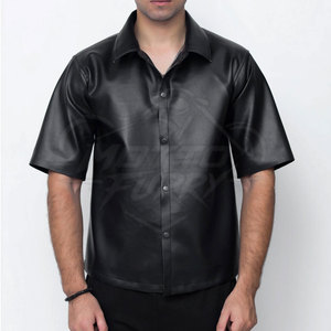 Camisas de Cuero Premium para Hombre, Transpirables, Ligeras, Cómodas, Diseño Elegante para Uso Diario - Product Image 3
