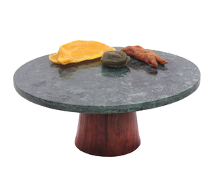 Marble Cookies And Pastry Stand Modern design Round Shape cake <b>Bakeware</b> Top Quality Wood & Marble Cake Stand - Product Image 5