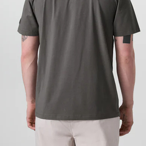 OEM Service Design Men T Shirt With Turn <b>Down</b> Collar Outdoor Design 2026 Men Fashionable Casual T Shirt Relaxed Fit Street Style - Product Image 5