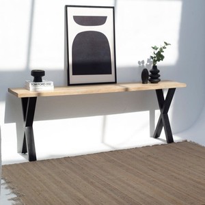 Table console en bois de mangue Vandana Sierra Stellar, plusieurs tailles et options de pieds disponibles - Product Image 6