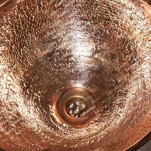 Cuencos de cobre martillado económicos y en oferta para decoración de mesa y diseño, cuenco de metal para servir frutas, cuenco decorativo de metal. - Product Image 6
