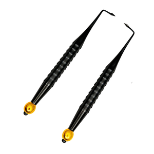 DERMISPRO Elevador dental PDL recto afilado manualmente, juego de 2 piezas, acero inoxidable de alta calidad, agarre ergonómico - Product Image 4