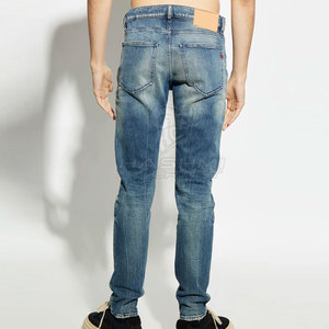Casual Comfort Straight Fit Men Washed Distressed <b>Jeans</b> <b>Soft</b> Touch Fabric Everyday Style Pants - Product Image 4