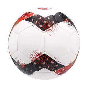 Nouveau ballon de football de haute qualité en gros, ballon de football léger de haute qualité avec logo personnalisé et construction cousue à la machine - Product Image 2