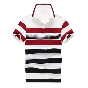 Chemises Polo de Golf pour Hommes en Polyester 100% Uni avec Logo Brodé Personnalisé en Gros - Product Image 2