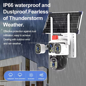 กล้องวงจรปิดไร้สาย V380 Pro 6MP 8MP 1080P PTZ สำหรับภายนอกอาคาร รองรับเสียงสองทาง มาตรฐานกันน้ำ IP67 ใช้พลังงานแสงอาทิตย์ พร้อมระบบตรวจจับความเคลื่อนไหว - Product Image 3