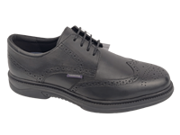 Chaussures habillées à lacets pour hommes Aircom Derby, dessus en cuir véritable, semelle intermédiaire en EVA, coussin d'air, semelle antidérapante en TPR, marque privée OEM