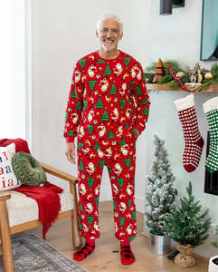 Ensemble de survêtement de Noël pour femmes, imprimé personnalisé, haut à manches longues et pantalon, ensemble de pyjama confortable pour l'hiver, ensemble de vêtements de détente, ensemble de Noël festif pour la famille - Product Image 5