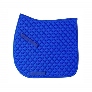 Manta de Silla de Montar de Terciopelo de Algodón Premium de Lujo para Doma Clásica con Bordado Metálico y Malla Transpirable en la Parte Inferior - Product Image 1