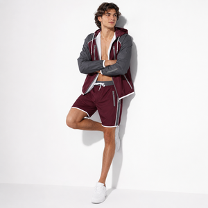 Conjunto de Chaqueta y Pantalones Cortos Deportivos para Hombre, Diseño ODM, Ligero, de Nailon Técnico, con Logotipo Personalizado - Product Image 2