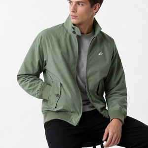 OEM Custom Plain Nylon Windbreaker <b>jacket</b> <b>Men</b>’s Stand Collar Zip Up Bomber <b>Jacket</b> <b>Lightweight</b> Ribbed Hem Casual Outerwear Supply - Product Image 3