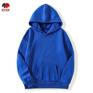 Sweat-shirts à capuche unis pour hommes Ryan Pro Gear avec logo personnalisé, style pull-over, 100 % coton molletonné respirant, design ODM/OEM pour l'hiver - Product Image 4