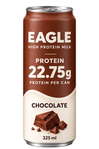 นมอีเกิ้ล รสกล้วย โปรตีนสูง 325 มล. กระป๋อง มีโปรตีน 22.75 กรัม - Product Image 3