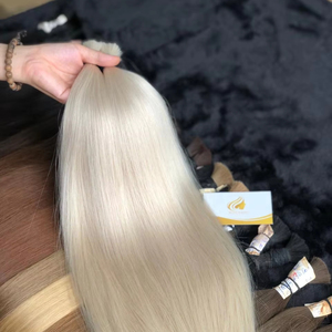 Extensions de cheveux humains vietnamiens de haute qualité 100% - Vente en gros de cheveux vierges - Cheveux premium Minh Khang - 100g - Toutes les couleurs disponibles - Product Image 1