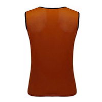 Maillots d'entraînement de football réversibles imprimés bicolores, chasubles de match pour l'entraînement de football, vêtements de sport d'équipe en maille respirante