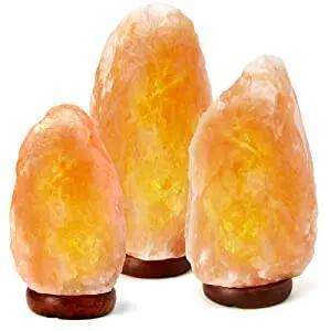 Lampe en sel rose de l'Himalaya naturel, artisanale, avec base en bois, fournisseur en gros du Pakistan - Product Image 3