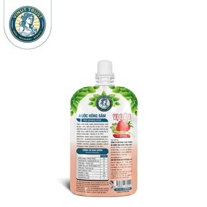 150ml Pouch Fresh-Squeezed & Sterilized <b>Red</b> Ginseng Drink with Strawberry Juice for TRUST 12-Month Shelf Life - Product Image 2