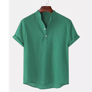 T-shirt sportif unisexe à manches longues en coton/fibre de bambou - 260g, tricoté, teint en fil, design vierge - Product Image 3