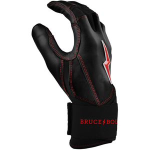New Professional Premium Quality Anti-Slip Softball Batting Gloves Durable Hand Protection High Grip Leather <b>Hook</b> Loop Closure - Product Image 4