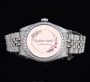 Montre mécanique de luxe pour homme personnalisée, édition limitée, qualité VVS, mouvement SEIKO, résistance à l'eau 3BAR, analogique - Product Image 3