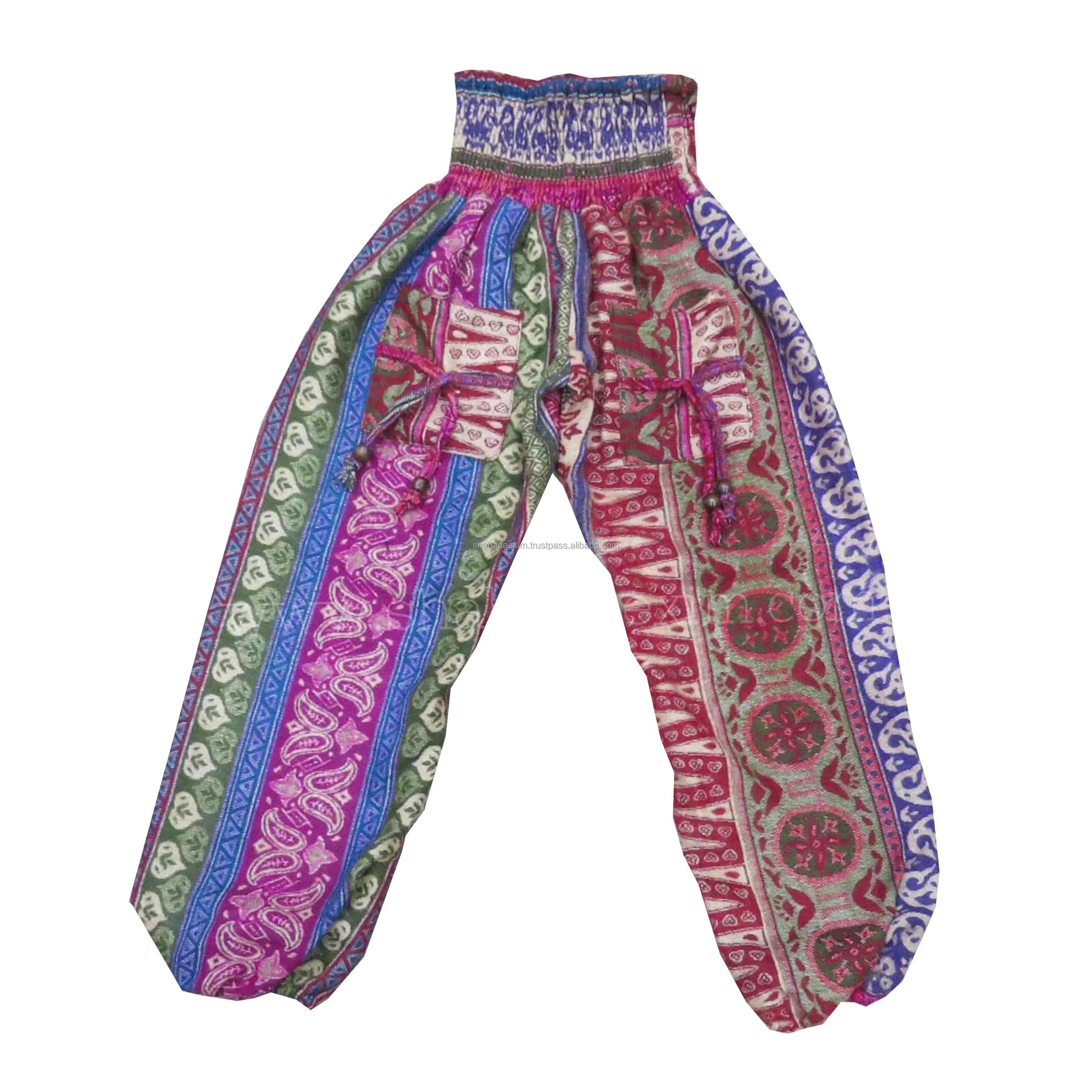 バギーハーレムパンツ男性アラジンハーレムパンツさまざまなパターンと色のポケット付き快適なバギー高品質