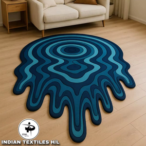 Tapis de salon de luxe sur mesure en laine tuftée à la main, grand tapis et carpettes tuftés à la main pour salon - Product Image 1